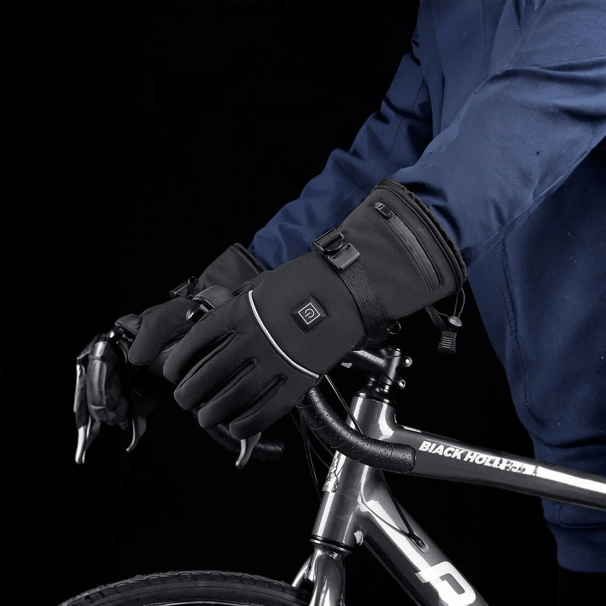Guantes eléctricos inteligentes con calefacción durante la conducción