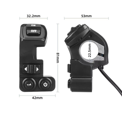 Controles de potencia, intermitentes y señal KuKirin G2 Pro/G2Max - Recambio - Wheelyshop