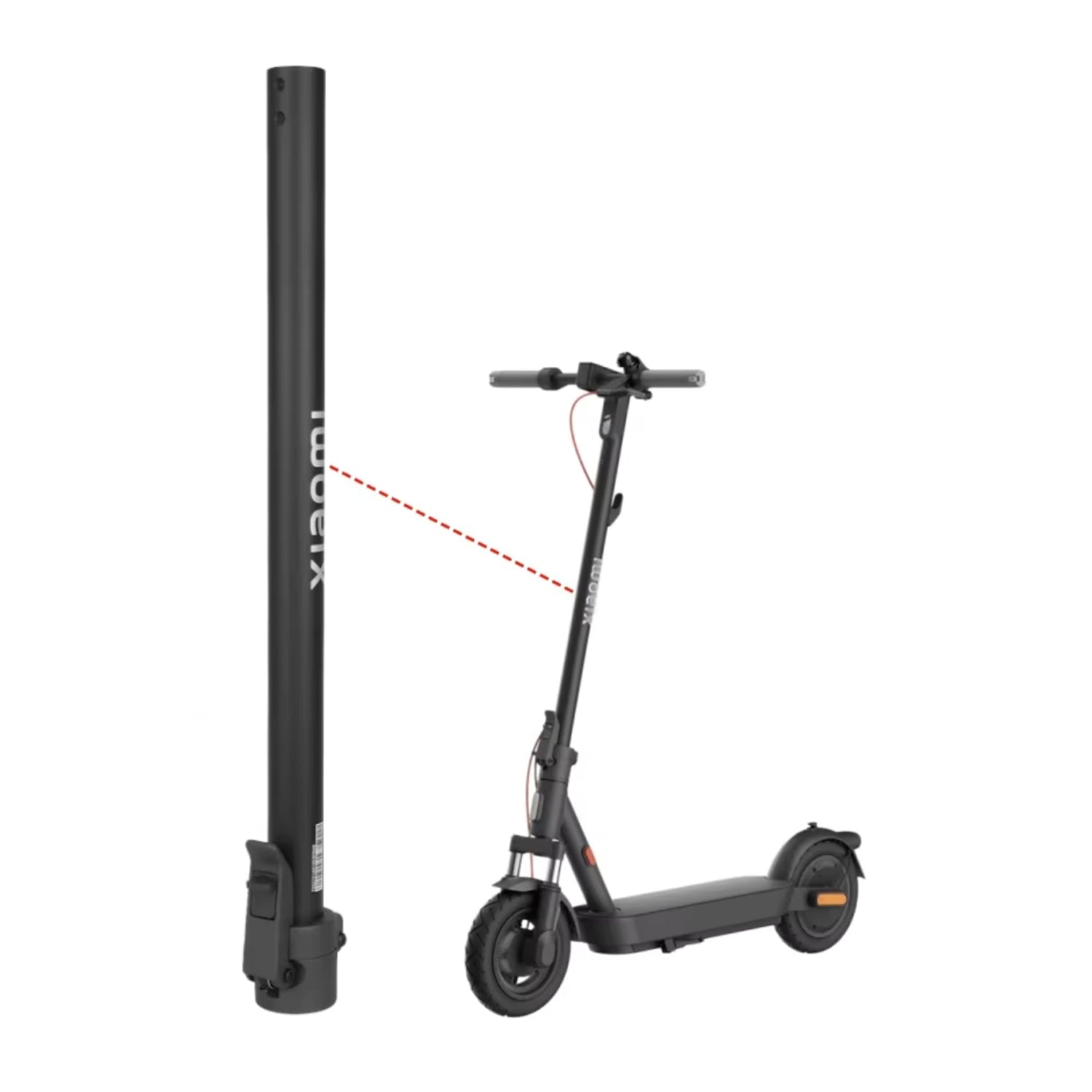 Styrstam + vikmekanism Xiaomi 5 - Reservdel - Wheelyshop
