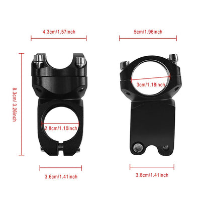 Styrstamsklämma styrstång INOKIM OX/OXO - Reservdel - Wheelyshop