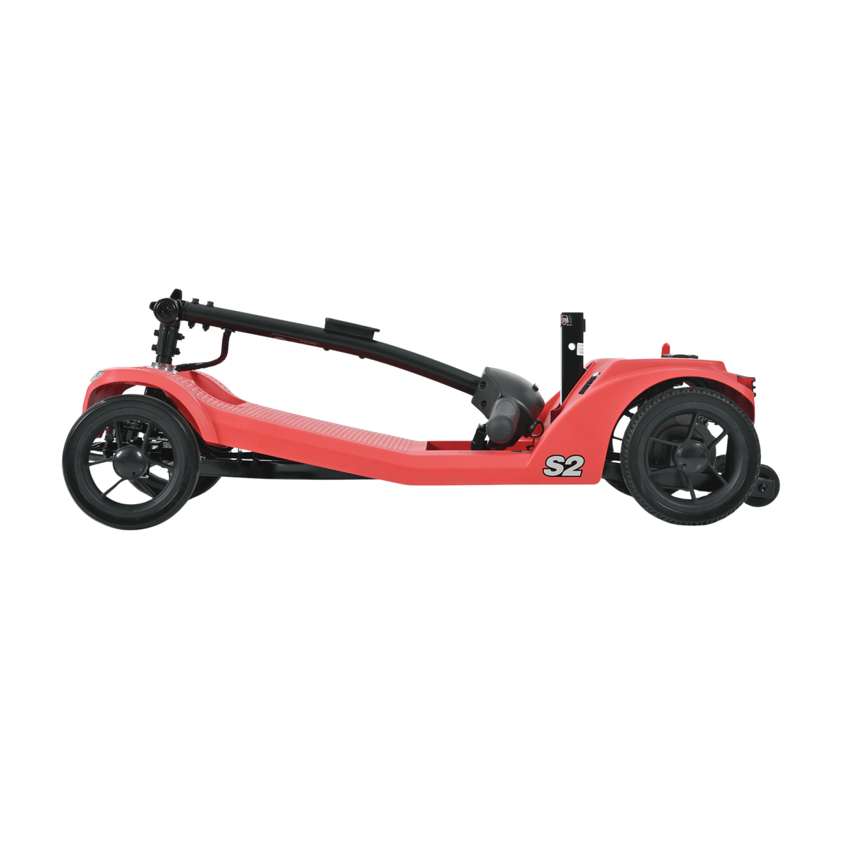 Scooter de movilidad Sweetrich S2 plegado en color rojo