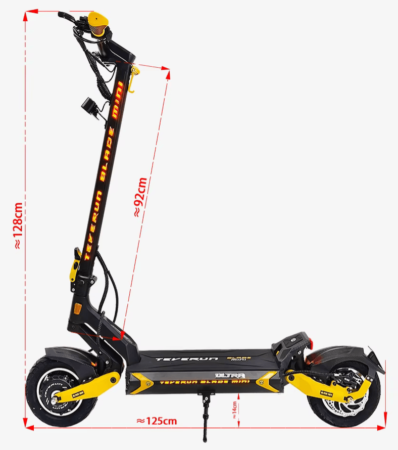 TEVERUN HOJA MINI ULTRA V4 - Patinete eléctrico - Tienda de ruedas