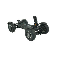 Patinete eléctrico TEVERUN TETRA en vista frontal en ángulo