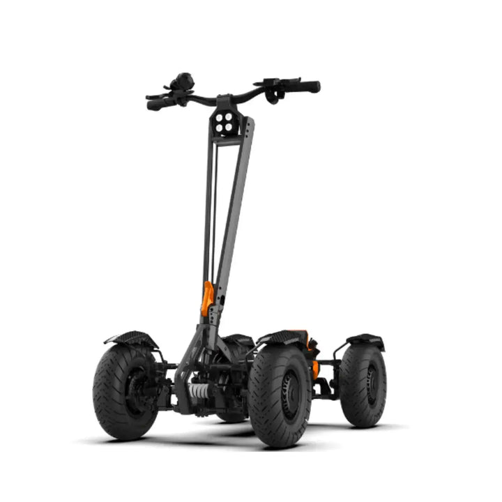 Patinete eléctrico TEVERUN TETRA en vista frontal en ángulo