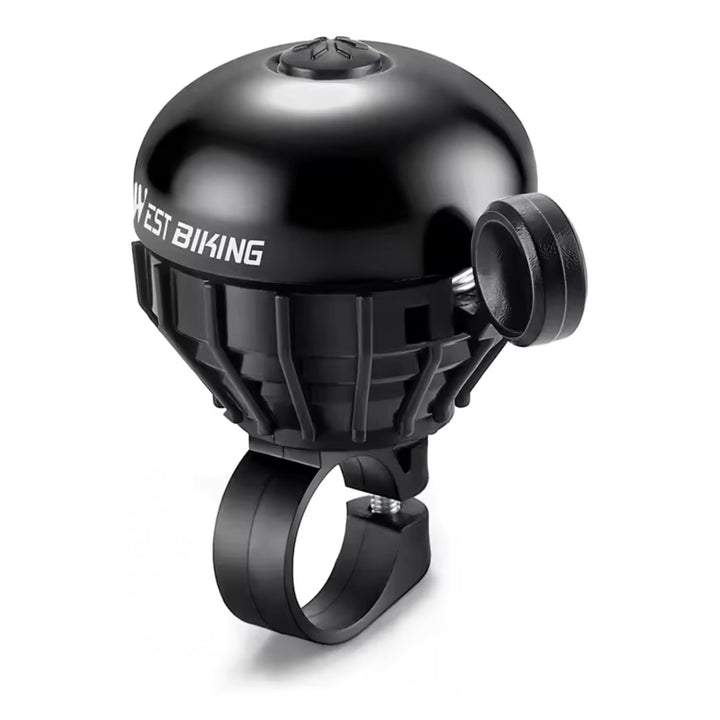 Timbre de pulgar para bicicleta en negro
