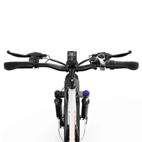 Bicicleta eléctrica fat bike VARUN M26-2 Plus vista de frente en color blanco