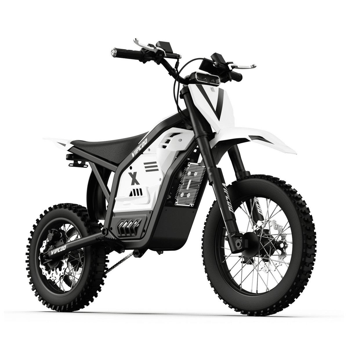Moto cross eléctrica Vipcoo H2 vista de frente