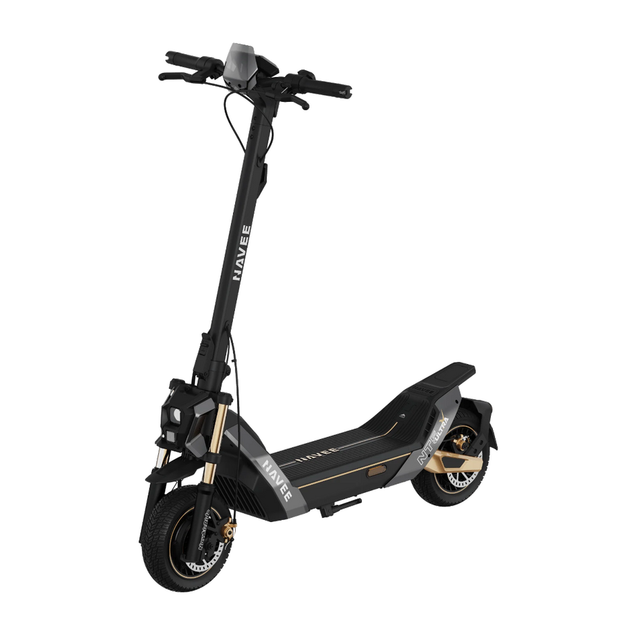 NAVEE NT5 Ultra X patinete eléctrico en vista frontal en ángulo