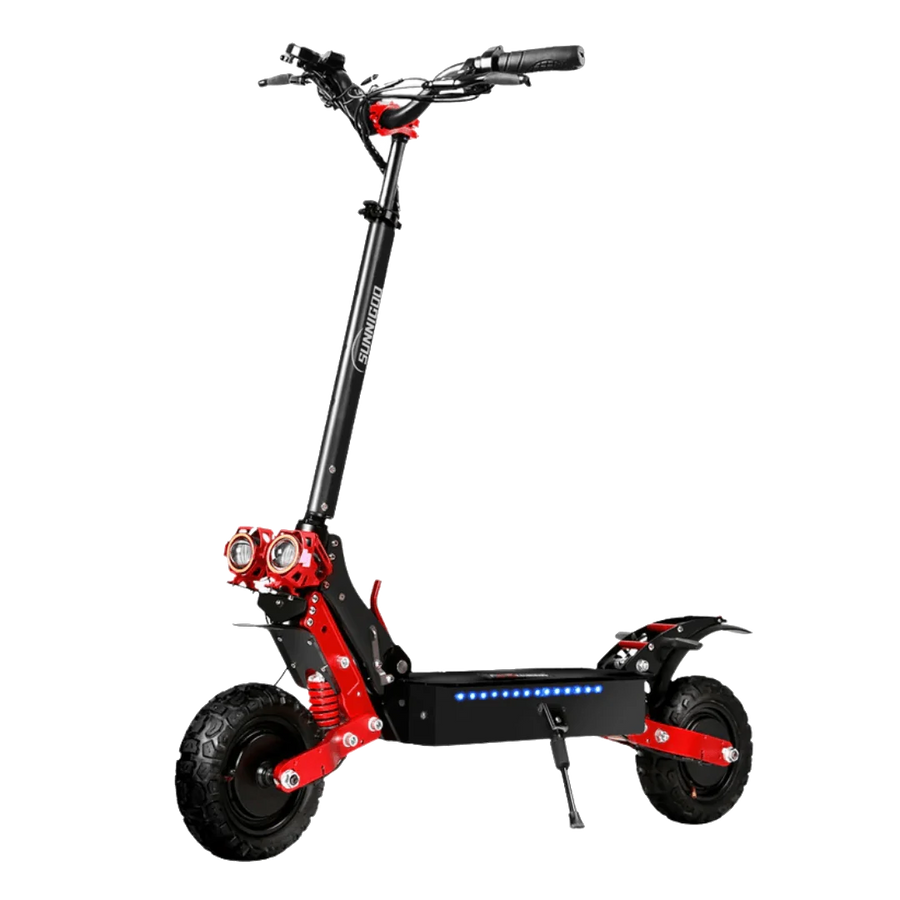 Patinete eléctrico Wheely X7 en vista frontal en ángulo
