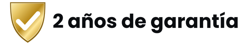 2 años de garantía