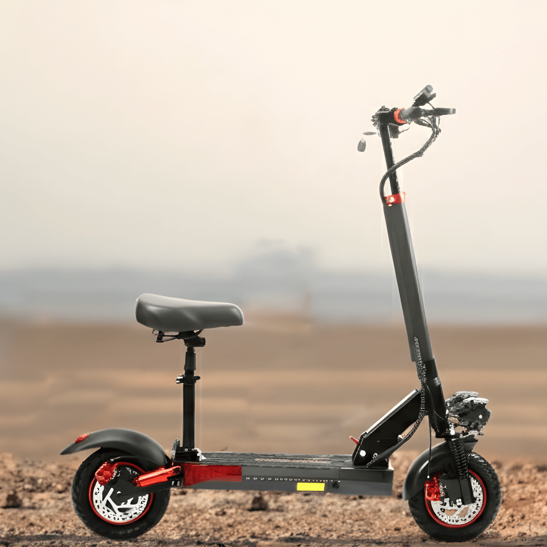 Patinete eléctrico Wheely J01 en vista frontal en ángulo