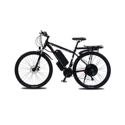 Bicicleta eléctrica Wheely XAL270 vista de lado en color negro