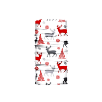 Braga facial WindGuard Christmas Edition con estampado blanco con renos