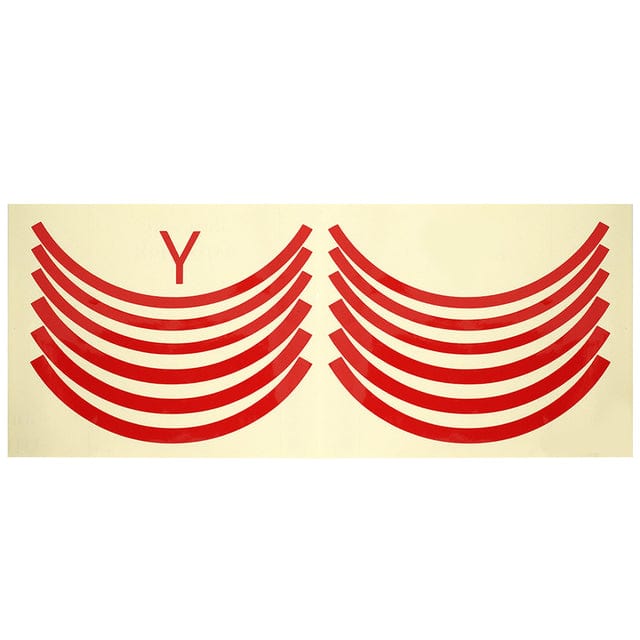 Rueda de pegatinas reflectantes de seguridad - Accesorios - Tienda de ruedas