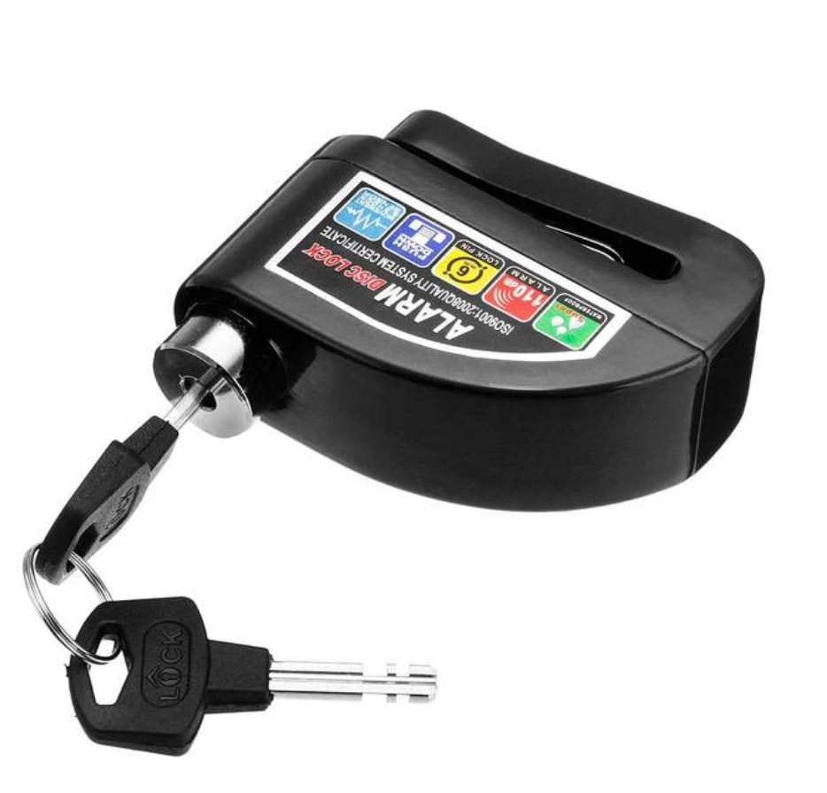 Bloqueo de freno de disco con sistema de alarma - Accesorios - Tienda de ruedas