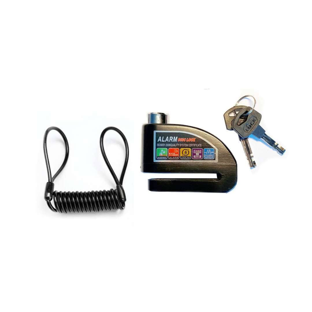 Bloqueo de freno de disco con sistema de alarma - Accesorios - Tienda de ruedas